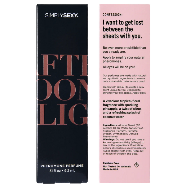 Back panel of Afternoon Light box showing fragrance notes, ingredients, and vegan label