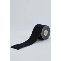 Be Wicked! black adhesive breast lift tape roll unrolled, showing cotton fabric texture and width