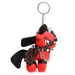 Scarlett Chainheart bondage pony keychain, view 2