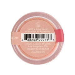 Bottom label of Nipple Nibblers Peach Pizazz showing barcode, Classic Brands info, and usage note