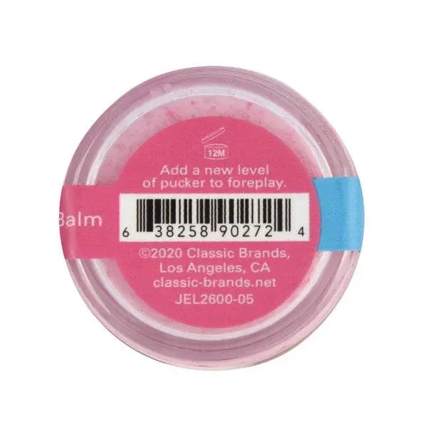 Bottom label of Nipple Nibblers Sour Balm showing barcode and 12-month use period