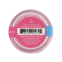 Bottom label of Nipple Nibblers Sour Balm showing barcode and 12-month use period