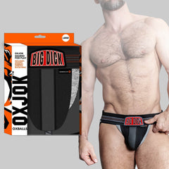 BULGER, the big pouch jock, BLACK IRON, MEDIUM - Dreamy Desire