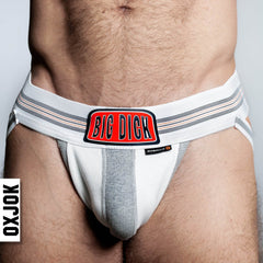 BULGER, the big pouch jock, WHITE SNOW, LARGE - Dreamy Desire