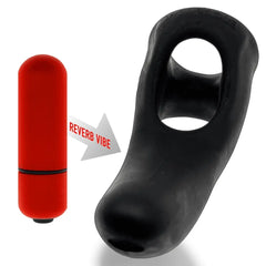 BUZZFUCK black sling with red reverb vibe shown alongside, highlighting dual-ring design