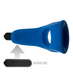 Buzzfuck blue sling from rear showing tapered shaft and bullet insertion point