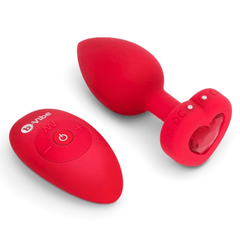 VIBRATING HEART PLUG M/L - Dreamy Desire