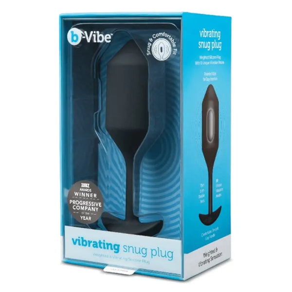 VIBRATING SNUG PLUG 4 | BLACK - Dreamy Desire