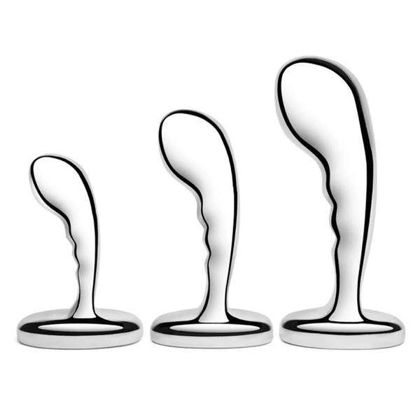 b-Vibe Stainless Steel P-Spot Training Set - Dreamy Desire