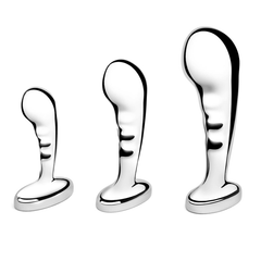 b-Vibe Stainless Steel P-Spot Training Set - Dreamy Desire