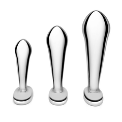 b-Vibe Stainless Steel P-Spot Training Set - Dreamy Desire