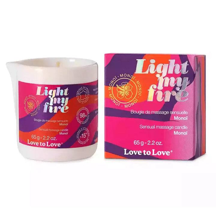 LIGHT MY FIRE - MASSAGE CANDLE - MONOI 65G / 2.2OZ. - Dreamy Desire