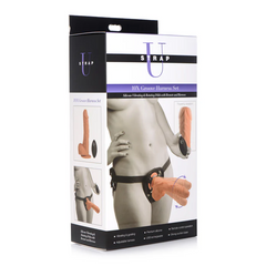 10X Groove Harness w Rotating/Vib Dildo