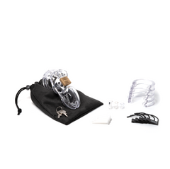 CB-3000 complete kit laid out with storage pouch, keys, sizing rings, and spacers