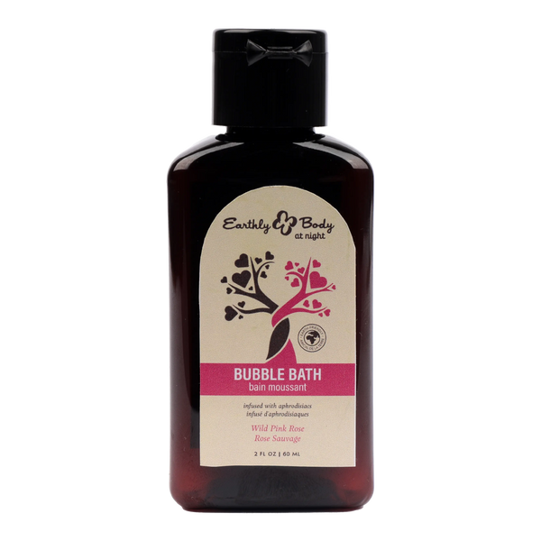 Hemp Seed at Night Bubble Bath Aphrodisiac Collection Wild Pink Rose 2oz / 60ml