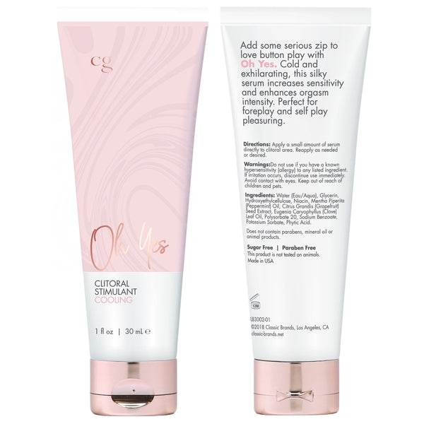 OH YES Cooling Clitoral Stimulant - Fragrance Free 1oz | 30mL - Dreamy Desire
