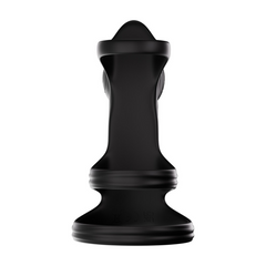 Compact magnetic charging remote for the Jovi Arc couples ring, matte black silicone finish