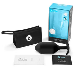Complete set: plug, storage pouch, box, anal play guide, and product literature