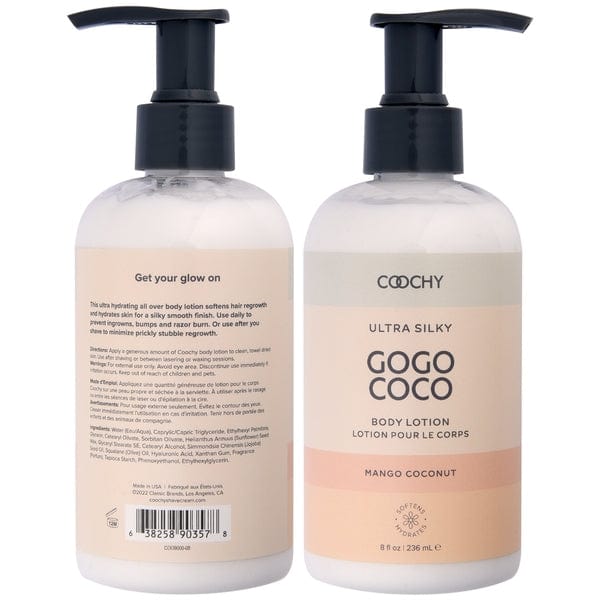 Coochy Ultra Lubes Ultra Silky Body Lotion Mango Coconut 8oz | 136mL