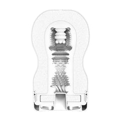 Cross-section cutaway showing layered internal texture chambers of the Tenga vacuum cup