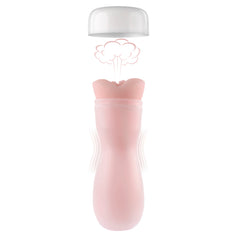 Cutaway diagram of Pop & Toss showing removable inner sleeve and squeezeable canister function