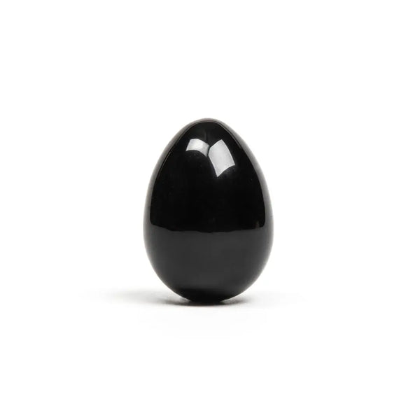 Black Obsidian - Yoni Egg - Non-Drilled
