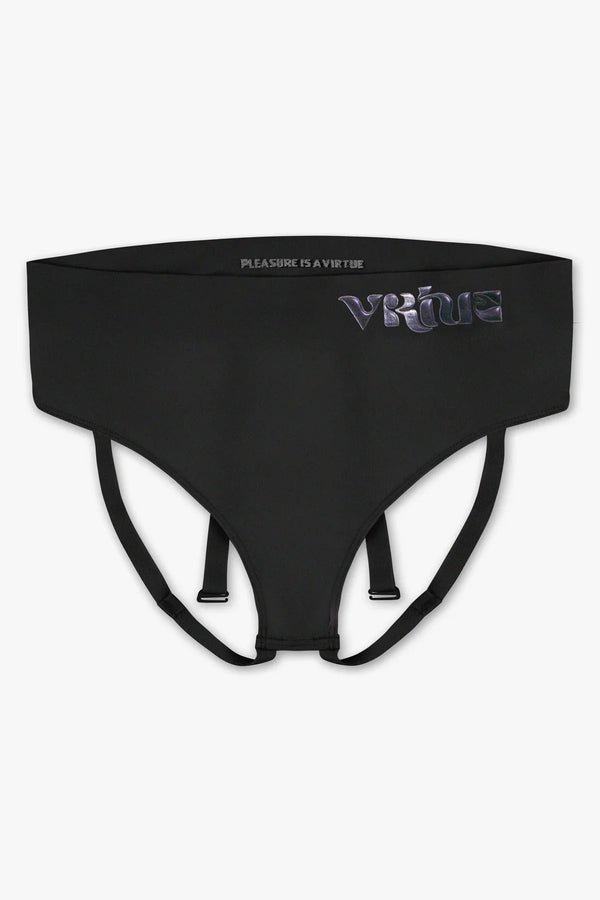 Womens Medium - JockVStrap Sheer Briefs - Black