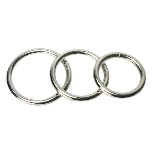 MS Trine Steel Ring Set