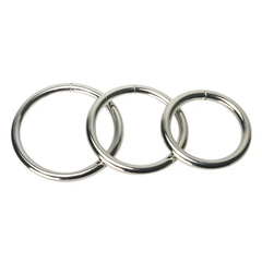 MS Trine Steel Ring Set