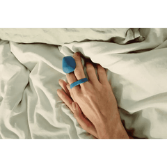 Dame Fin Finger Vibrator Navy - Dreamy Desire