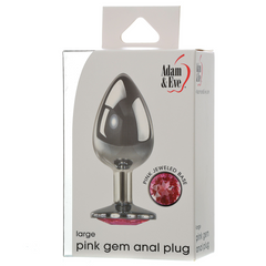 Adam & Eve Pink Gem Anal Plug Large