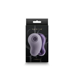 Desire Tresor packaging box showing both matte and metallic purple colorways
