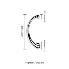 Diagram showing Extreme Wand Small dimensions: 159mm length, 20.23mm and 30.94mm ends, 334g