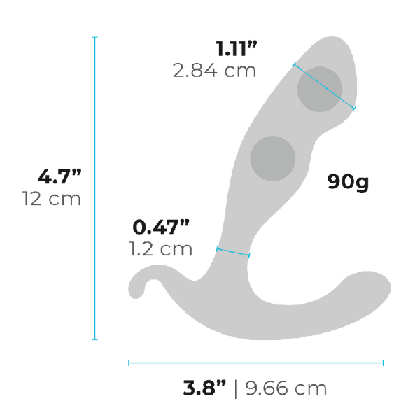 Diagram showing Rocker Plug dimensions: 4.7in tall, 3.8in wide, 1.11in head, 90g weight