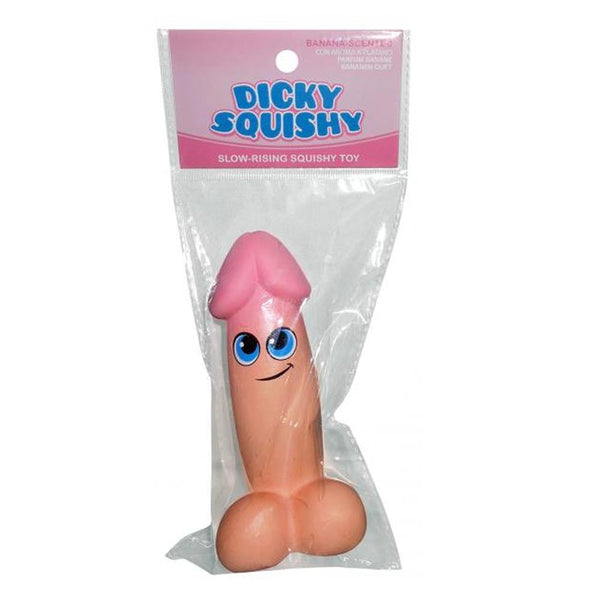 Dicky Squishy banana-scented slow-rising novelty toy in sealed retail packaging