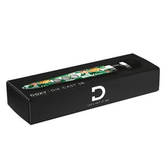 Die Cast 3R wand massager displayed in its sleek black Doxy branded gift box