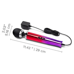 Die Cast Plug-In Massager with dimensions marked: 11.42 in length, 2.03 in head width
