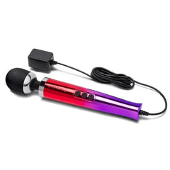 Die Cast Plug-In Vibrating Massager shown with attached power cord and wall adapter