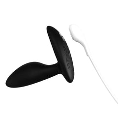 Ditto+ anal plug with magnetic USB charging cable attached to base