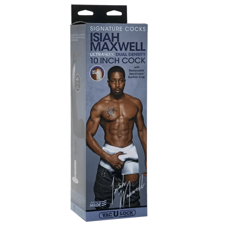 Doc Johnson Isiah Maxwell Ultraskyn 10 Inch Signature Cock XL Dildo - Dreamy Desire