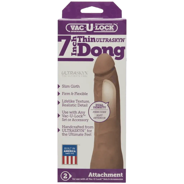 Doc Johnson Vac U Lock 7 Inch ULTRASKYN Thin Dong - Dreamy Desire