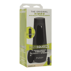 Doc Johnson Main Squeeze The Original Vibro Pussy Stroker Vanilla - Dreamy Desire