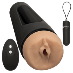 Doc Johnson Main Squeeze The Original Vibro Pussy Stroker Vanilla - Dreamy Desire