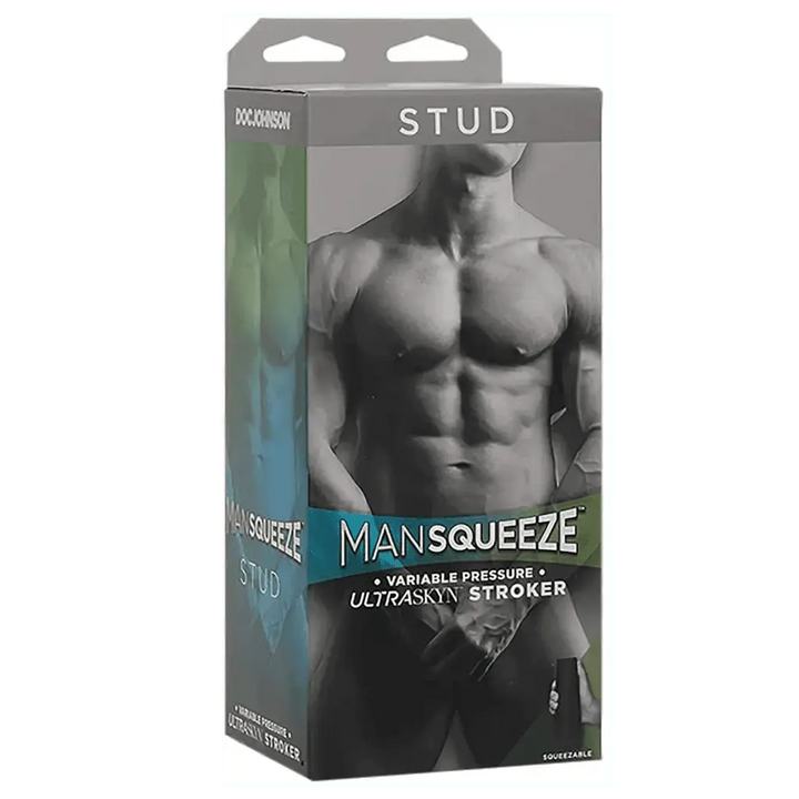 Doc Johnson Man Squeeze Stud Ass Stroker Vanilla - Dreamy Desire