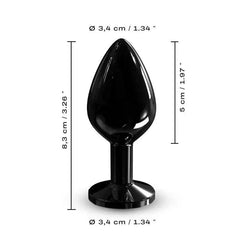 Dorcel Diamond Anal Plug Medium Black - Dreamy Desire