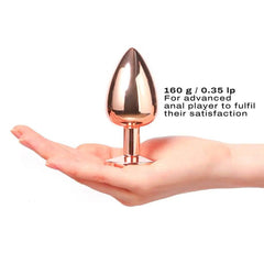 Dorcel Diamond Butt Plug Rose Gold Large - Dreamy Desire