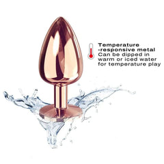 Dorcel Diamond Butt Plug Rose Gold Large - Dreamy Desire