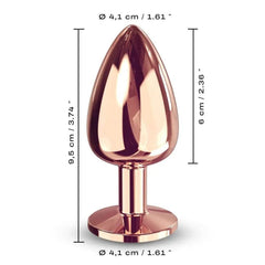 Dorcel Diamond Butt Plug Rose Gold Large - Dreamy Desire