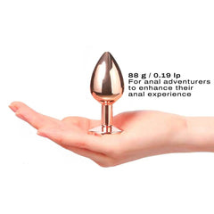 Dorcel Diamond Butt Plug Rose Gold Medium - Dreamy Desire