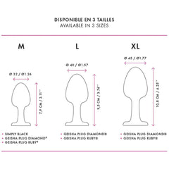 Dorcel Geisha Butt Plug Ruby Large - Dreamy Desire